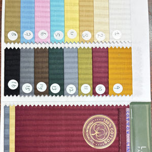 Fil de coton teinté en fil Premium & Elite, effet lin, rayures LuxeLinea, collection Premium à prix abordable - Product Image 2