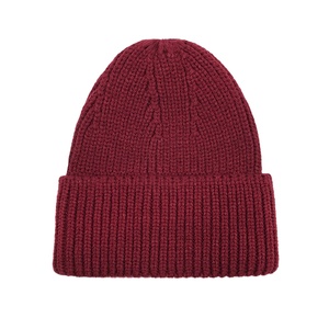 Trending Premium Quality Breathable Waterproof 100% Acrylic Unisex Adult <b>Beanies</b> Private Label Personalized Direct Factory Price - Product Image 3