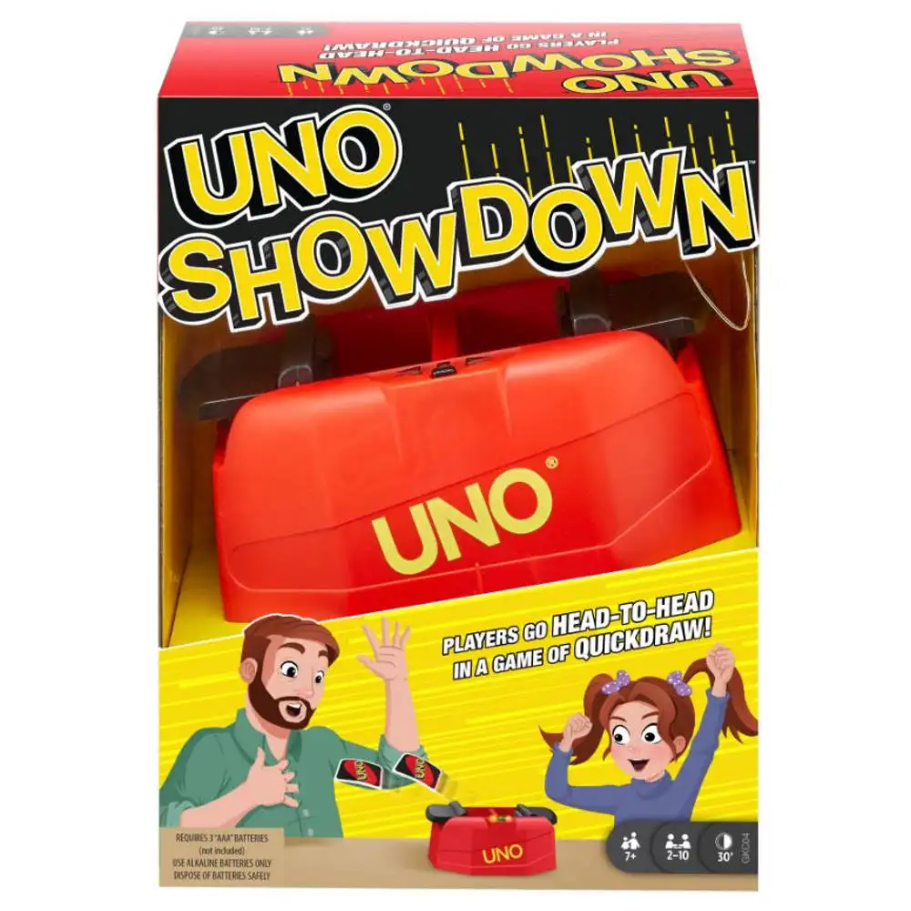 Gelicentieerd Unos Showdown Kaartspel Voor Game Night Met Elektronische Kaart Launcher Met Verlichting En Geluiden