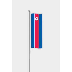 Custom North Korea <b>Flag</b> with Aluminum <b>Pole</b> Digital Printing & Custom Logo-Nylon or Polyester Material - Product Image 1
