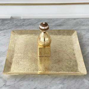 Plateau ovale en métal martelé fait à la main et taille personnalisée décorative parfaite pour les bonbons alimentaires au chocolat et le service de cadeaux - Product Image 5