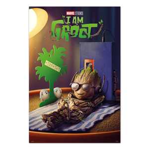 Póster de Marvel I Am Groot, estilo de diseño moderno para decoración de pared - Product Image 1