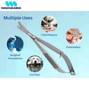 Tijeras Profesionales para Manicura con Microresorte, Cortacutículas de Acero Inoxidable para Piel Muerta, Herramienta de Belleza para Cejas y Pestañas - Product Image 4