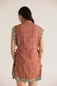 Mini robe de haute qualité élégance sans effort avec coupe décontractée beaux rideaux définis taille forme tissé uni teint Silhouette - Product Image 3