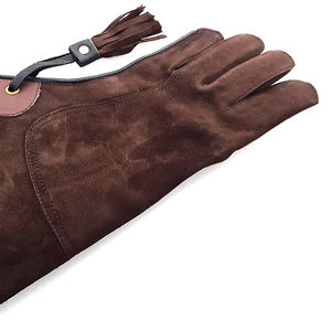 Guantes de Cetrería Plegables Impermeables de Cuero Vacuno de Alta Calidad, Cuero Genuino Premium, Ecológicos, Transpirables y Multifuncionales - Product Image 4