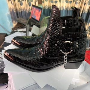 Auténticas Botas Vaqueras Mexicanas OBEXA de Lujo, con Cierre Elástico en la Puntera, de Cuero Genuino, para Hombre, para Todas las Temporadas - Product Image 3