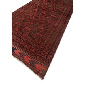 Alfombra de Lana Anudada a Mano Kiaan Paem-168, Rojo Naranja, Geométrica Abstracta, Estilo Boho, 10 mm, Rectangular Grande para el Hogar o Pasillo, Nuevo Lanzamiento - Product Image 2