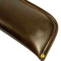 Étui de transport rigide en toile ESHALZ IMPEX pour fusil de chasse, garniture en cuir, doublure en polaire Sherpa, 8x, pour accessoires de tir en extérieur