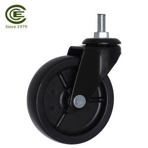 Ruedas giratorias de vástago giratorio de 3 pulgadas con juego de frenos de 4, - Product Image 2