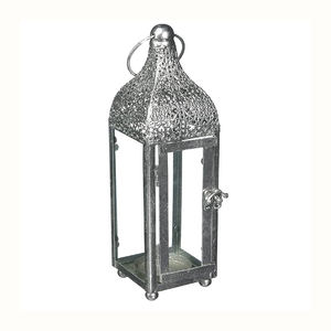 Prime Quality Handmade Silver Finished Metal <b>Lantern</b> Candle Holder Stylish Design Home Decorative Metal <b>Lantern</b> for Top Sale - Product Image 1