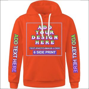 Sweatshirts à capuche brodés unisexes en éponge française 65% coton 35% polyester grande taille imprimés d'automne pour hommes vente en gros - Product Image 2