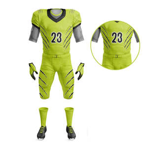<b>Light</b> Weight Comfortable Men's American <b>Football</b> Uniform Sets Customized Logo Printing 100% Polyester Sportswear - Product Image 5