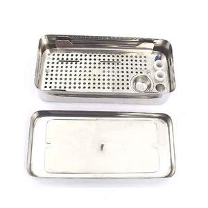 Juego de instrumentos quirúrgicos dentales manuales esenciales, kit de cirugía amigable con UCI en tono dorado con cuchara portadora de huesos para odontología CE - Product Image 5