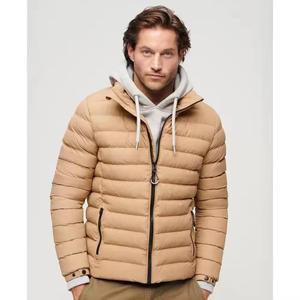 เสื้อแจ็คเก็ตพัฟเฟอร์ผู้ชายคุณภาพสูงสำหรับฤดูหนาว ราคาโรงงาน รับผลิตตามสั่ง โลโก้ด้านหน้า ระบายอากาศได้ดี แห้งเร็ว บริการ OEM ปรับแต่งได้ - Product Image 3