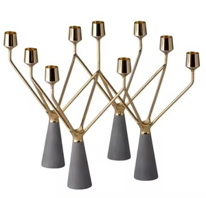 Soporte de vela de Metal con estilo, regalo perfecto para los amantes de la decoración del hogar, acento Interior de mesa moderno - Product Image 3