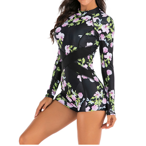 Maillot de bain une pièce taille haute femme Spandex/Polyester séchage rapide Logo avant Design personnalisable toutes les tailles disponibles - Product Image 3