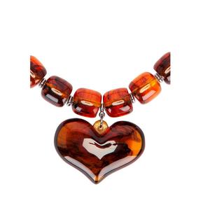 Collar de cadena de resina para mujer de la mejor calidad, collar de cadena de resina epoxi multicolor pulido brillante, fabricación hecha a mano - Product Image 4