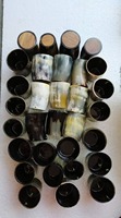 Jarra de Cuerno Natural de Estilo Medieval de Alta Calidad de 200 ml, Vasos de Vino de Vidrio con MOQ Bajo para Fiestas, Artículos de Bebida Vikingos