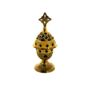 Gold Plated Incense Burner OEM ODM Customized Censer and <b>Diffuser</b> Easy <b>Portable</b> 100% Brass Incense Burner in Best Prices - Product Image 3