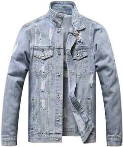 Veste en jean pour homme, best-seller, haute qualité, 100% polyester, séchage rapide, respirante, nouveau design, technique de lavage à sec - Product Image 1