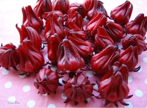 Fleurs d'hibiscus séchées biologiques naturelles de qualité supérieure, pétales de roselle rouges entiers pour tisane, vente en gros en vrac - Product Image 5