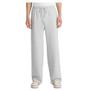 Custom Logo Heavy <b>Weight</b> Casual Worsted Flare Jogger Sweat Pants Cotton Straight Wide Leg <b>Trousers</b> Eco-Friendly Anti-Static Men - Product Image 5