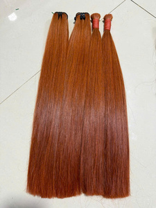 Sale Top! AZURA HAIR Vietnamese 100% Virgin Remy Hair <b>Machine</b> Double Weft Extensions 100gr/pack Luxury Seamless Color Gray - Product Image 2
