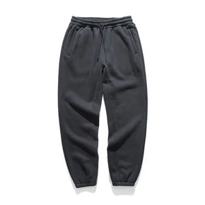 2025 Newest Style Terry Cotton <b>Baggy</b> <b>Trouser</b> Oversized <b>Baggy</b> Wide Leg Sweat Jogger <b>Men's</b> Pants Straight Curved Striped - Product Image 4