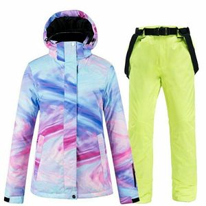 2025 nouveau unisexe hiver chaud deux pièces Ski costume hommes Ski snowboard étanche en plein air Sport vêtements Ski costume - Product Image 6