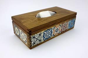Boîte à mouchoirs en bois bricolage personnalisée de haute qualité pour la décoration de la maison pour l'artisanat au prix le plus bas par HF CRAFTS - Product Image 4