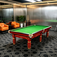 Table de billard chinoise de tournoi de 9 pieds, en ardoise et bois massif, professionnelle, pour intérieur, vente en gros, personnalisable, OEM, snooker