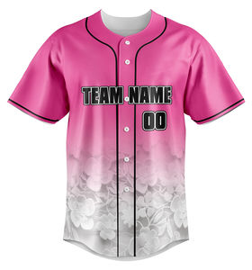 Maillot de baseball pour hommes, respirant, grande taille, facile à porter, confortable, évacuant l'humidité, séchage rapide pour les sports de plein air - Product Image 1