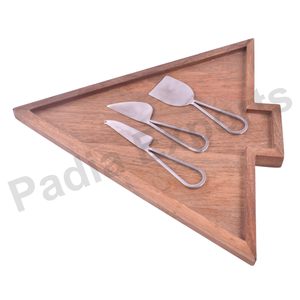 Bloque de cortar de bambú Apto para lavavajillas con herramienta para cortar queso para uso en la cocina - Product Image 2