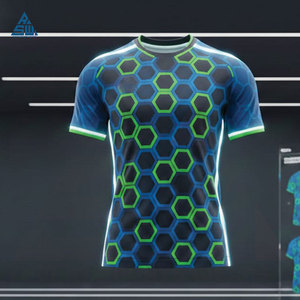 Uniforme de Fútbol Personalizado, Diseño Listo para Equipo, Kit de Fútbol Transpirable de Manga Corta de Alto Rendimiento para Hombre - Product Image 5