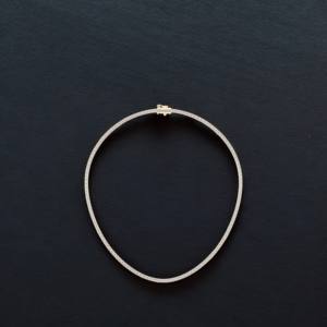 12.00 Carat E-F/VVS-VS Moissanite Round Cut Diamond Classic <b>Tennis</b> <b>Necklace</b> 17 Inch 925 <b>Silver</b> for Her - Product Image 3