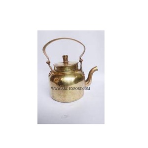 Ustensiles de maison et de cuisine Pots de service à thé et à café Meilleure vente Forme personnalisée en laiton plaqué or Serveur Pots à thé - Product Image 1