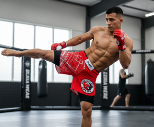 MMA <b>Shorts</b> for Men's gym Workout Trainingwear Jogging Jiu Jitsu <b>shorts</b> digital printing with customized logo & desgin - Product Image 1