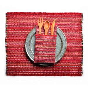 Heat-Resistant Linen Placemats Coasters Cutlery Set Non-Slip Waterproof Durable Customizable Dining Room Washable <b>Table</b> Mat Sets - Product Image 4