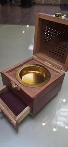 Premium Quality Wooden Bakhoor <b>Burner</b> for Home Office Yoga Aromatherapy Relaxation and Special Gift Occasions Available for Sale - Product Image 2