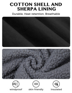 Doudoune d'extérieur pour hommes légère et chaude personnalisée en plumes pour l'hiver Doudoune pour la saison d'hiver en duvet pour hommes - Product Image 6