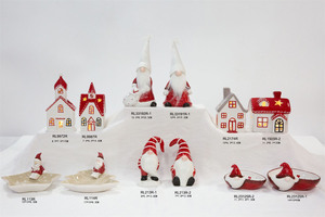 Papá Noel <span class=keywords><strong>de</strong></span> cerámica pintado a mano - Product Image 4