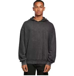 Nouveaux sweats à capuche décontractés délavés à l'acide pour hommes, personnalisables, collection hiver, 100% coton molletonné, écologiques, vente en gros pour adultes - Product Image 1