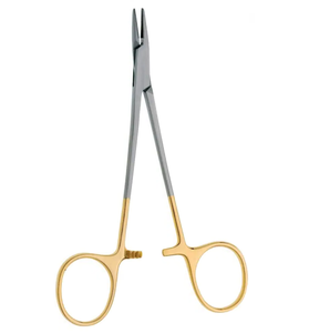 Logo personnalisé IMANS ENTERPRISES, forceps Halsey de 130 mm, acier inoxydable de haute qualité, porte-aiguilles chirurgical manuel, certifié CE - Product Image 1
