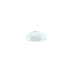 Aigue-marine facettée ovale de haute qualité 4,5 carats, couleur verte, saphir et zircone synthétiques polis, matériau diamanté - Product Image 3