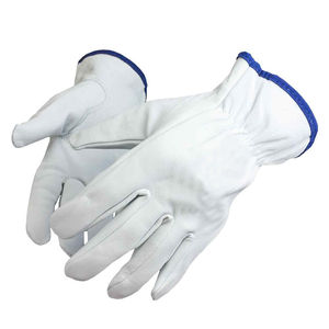 Direct Factory Price Customizable Breathable Cowhide Leather <b>Driver</b> Working <b>Gloves</b> Safety <b>Gloves</b> with OEM Service - Product Image 1