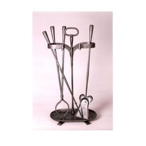 Herramientas de fuego de latón de lujo con base pulida y mangos de agarre lisos, perfectas para configuraciones de chimeneas de alta gama y áreas de alojamiento - Product Image 2