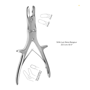 Sypert Bone Rongeur 37cm/14,5 "y Punta 5,8,12mm Estándar 4X16mm, 5X16mm, 8X16mm/ 12X16mm Fórceps ortopédicos para huesos - Product Image 5