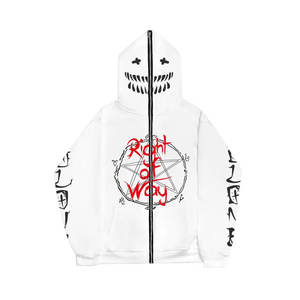 Design unique Sweats à capuche intégraux avec fermeture éclair de bonne qualité Sweats à capuche avec fermeture éclair intégraux à séchage rapide de grande taille - Product Image 5