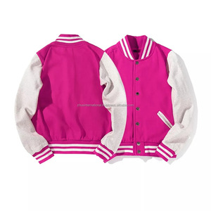 เสื้อแจ็คเก็ตวาร์ซิตี้คุณภาพสูง ปักโลโก้แบบกำหนดเอง แพทช์เชนิลล์ ปิดด้วยซิป เป็นมิตรกับสิ่งแวดล้อม กันลม ทรงยาวสำหรับฤดูหนาว - Product Image 3