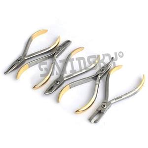 Dental Orthodontics <b>Pliers</b> <b>Set</b> of 5 PCS TC. Orthodontic <b>Pliers</b> <b>Sets</b> German Grade Basis of Surgical Instruments - Product Image 1